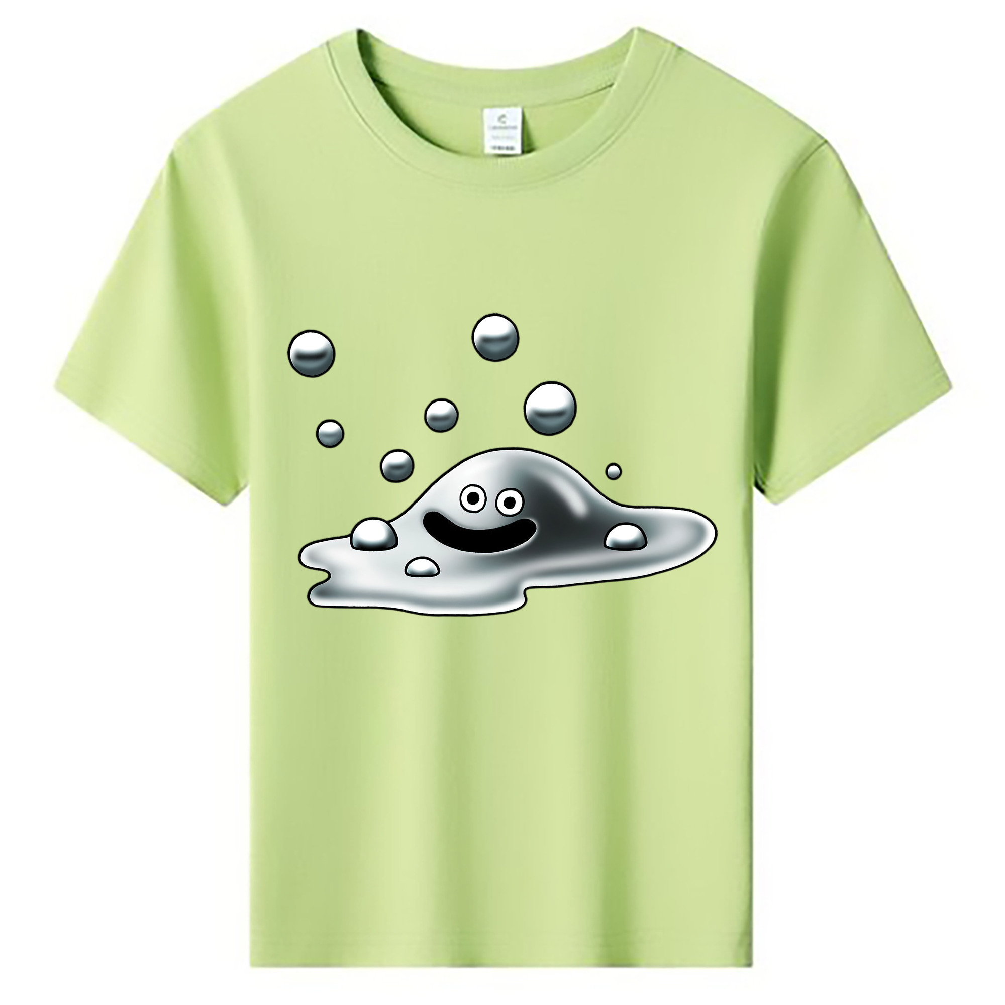 （画像用） ドラゴンクエスト Doragon Kuesuto Dragon Quest 綿100％キッズTシャツ（フロントプリント）